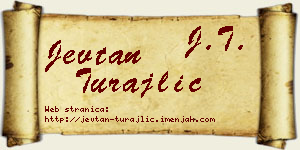 Jevtan Turajlić vizit kartica